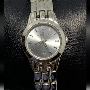 Anne Klein Women's Stainless Steel Silver Dial Quartz Watch!